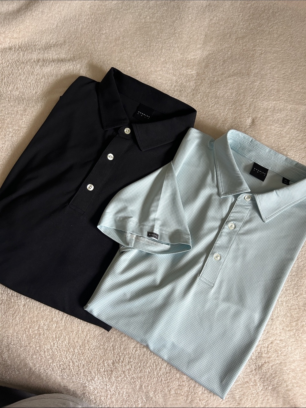Dunning Golf Shirt Set with Three-Button Placket